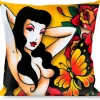Buckle-Down Throw Pillow - TJ-Butterfly Girl