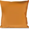 Buckle-Down Throw Pillow - Orange
