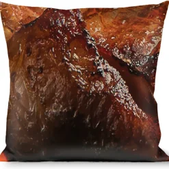 Buckle-Down Throw Pillow - Vivid Grilled Steak