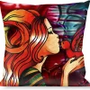 Buckle-Down Throw Pillow - TJ-Bird Kiss