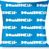 Buckle-Down Throw Pillow - BUCKLE-DOWN Shapes Turquoise/White