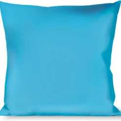Buckle-Down Throw Pillow - Solid Water Blue