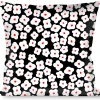 Buckle-Down Throw Pillow - Ditsy Floral Black/White/Red