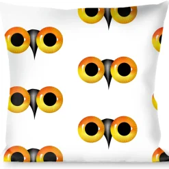 Buckle-Down Throw Pillow - Owl Eyes 2
