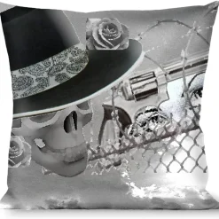 Buckle-Down Throw Pillow - Mi Vida Loca