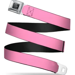 Built Ford Tough Seatbelt Belt - Baby Pink Webbing