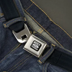 Built Ford Tough Seatbelt Belt - Black Panel Webbing