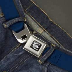 Built Ford Tough Seatbelt Belt - Navy Webbing
