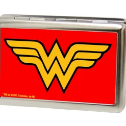 Business Card Holder - LARGE - Wonder Woman Logo FCG Red