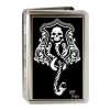 Business Card Holder - LARGE - Harry Potter Dark Mark Symbol FCG Black Gray White