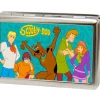 Business Card Holder - LARGE - SCOOBY-DOO Group Pose "?" FCG Turquoise