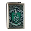 Business Card Holder - LARGE - Harry Potter SLYTHERIN Crest FCG Green Gray