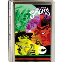Business Card Holder - LARGE - GOTHAM CITY SIRENS Issue #14 Cover FCG Black Multi Color