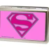 Business Card Holder - LARGE - Superman FCG Pink