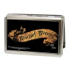 Business Card Holder - LARGE - Harry Potter MISCHIEF MANAGED Banner FCG Black/Tan