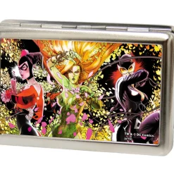 Business Card Holder - LARGE -Gotham City Sirens Group Pose Petals FCG