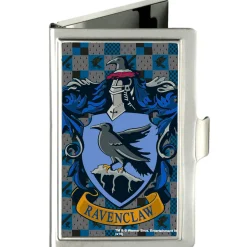 Business Card Holder - SMALL - Ravenclaw Crest FCG Gray Blues