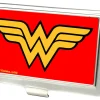 Business Card Holder - SMALL - Wonder Woman Logo FCG Red
