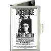 Business Card Holder - SMALL - Harry Potter UNDESIRABLE NO 1 FCG White Black