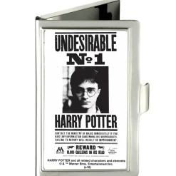 Business Card Holder - SMALL - Harry Potter UNDESIRABLE NO 1 FCG White Black