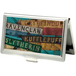 Business Card Holder - SMALL - Hogwarts House Banners Stacked FCG