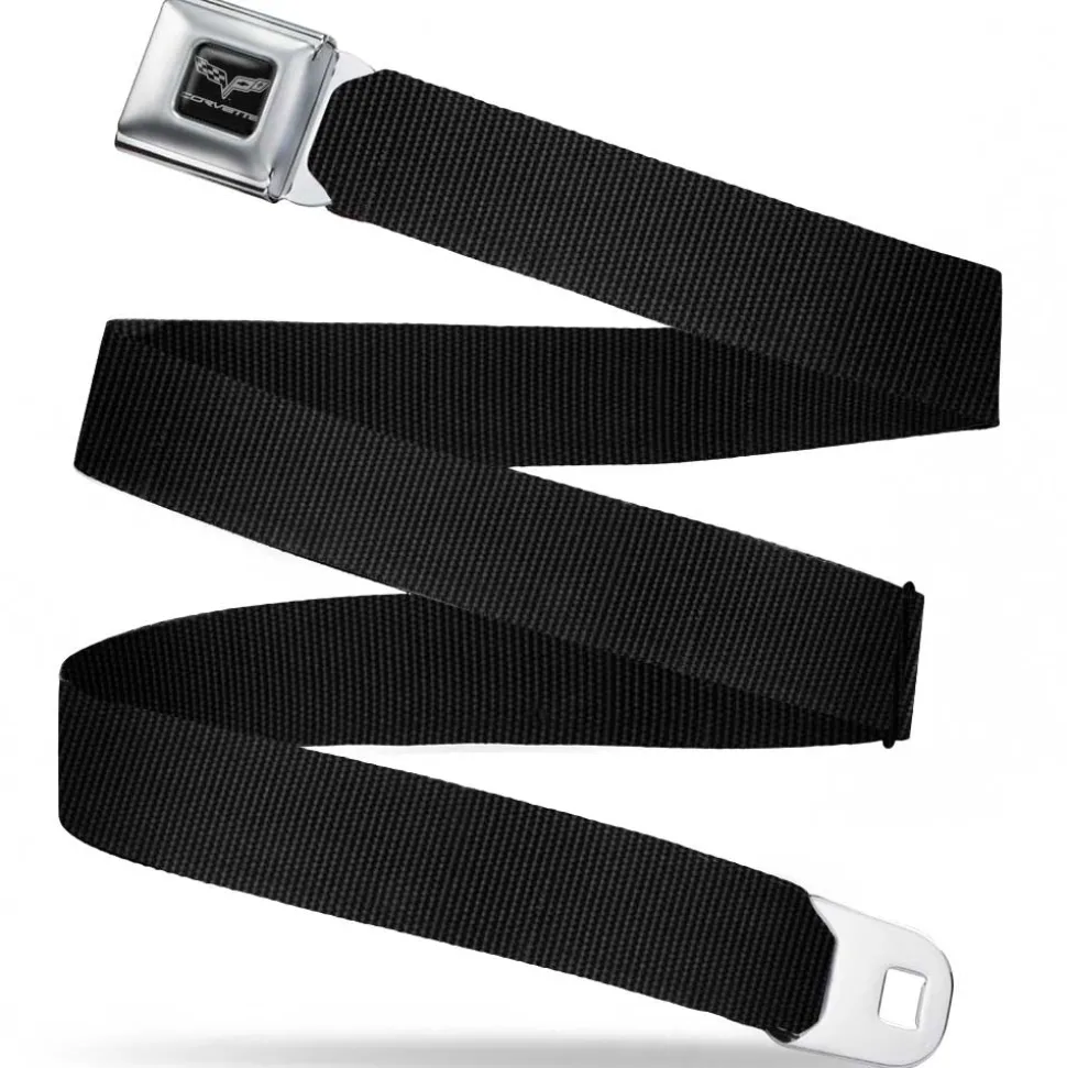 C6 Seatbelt Belt - Black Webbing