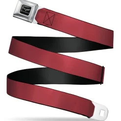 C6 Seatbelt Belt - Burgundy Webbing