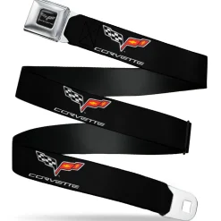 C6 Seatbelt Belt - C6 Logo REPEAT Webbing
