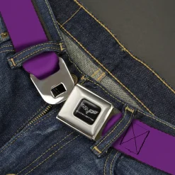 C6 Seatbelt Belt - Purple Webbing