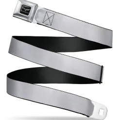 C6 Seatbelt Belt - Silver Webbing