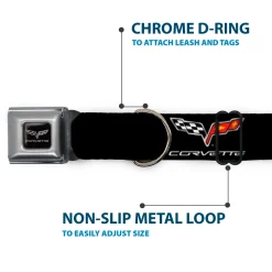 C6 Seatbelt Buckle Collar - C6 Logo REPEAT