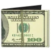Canvas Bi-Fold Wallet - 100 Dollar Bill Series 2006 w Rubberband
