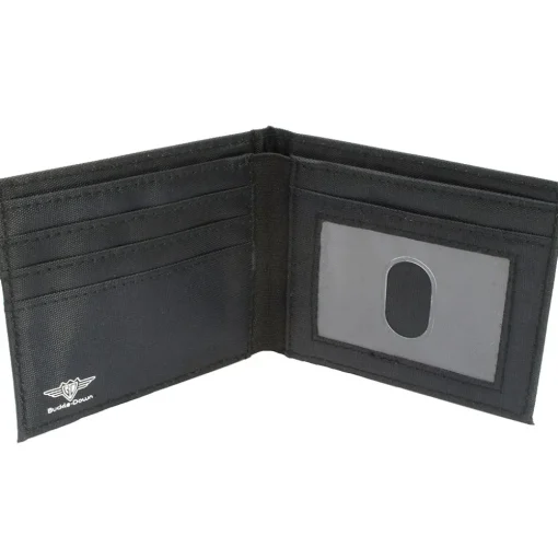 Canvas Bi-Fold Wallet - American Flag Weathered