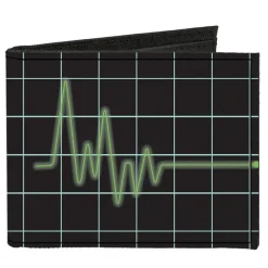 Canvas Bi-Fold Wallet - Flatline