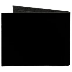 Canvas Bi-Fold Wallet - ROUTE 66 Highway Sign Black White Red Blue