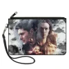 Canvas Zipper Wallet - LARGE - SUPERNATURAL 4-Character Poses Clouds Grays Full Color