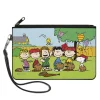Canvas Zipper Wallet - LARGE - Peanuts Gang Backyard Baseball Group Pose