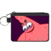 Canvas Zipper Wallet - MINI X-SMALL - Sponge Bob Savage Patrick Pose Purple