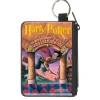 Canvas Zipper Wallet - MINI X-SMALL - Harry Potter and the Sorcerer's Stone Book Cover Drawing