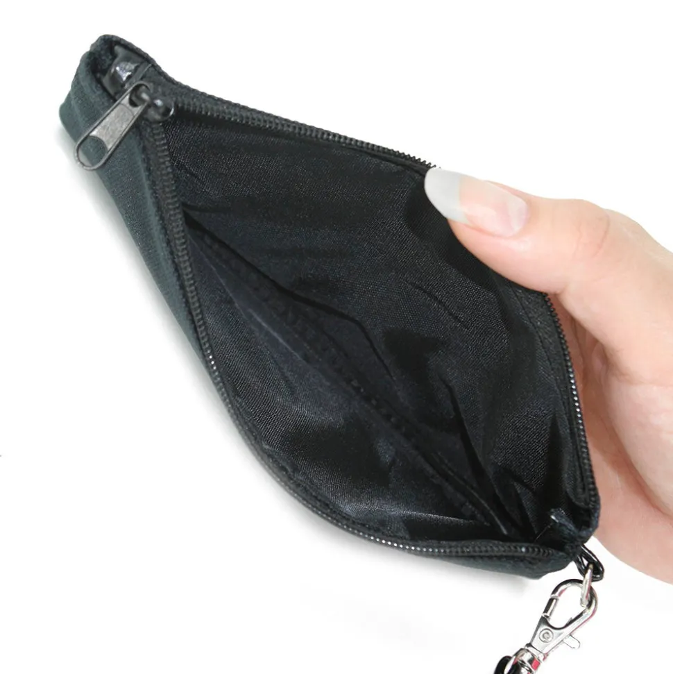 Canvas Zipper Wallet - SMALL - Masters of the Universe Character Stripe Poses White/Multi Color