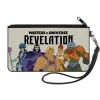 Canvas Zipper Wallet - SMALL - MASTERS OF THE UNIVERSE REVELATION Group Pose and Title Logo White/Black