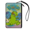 Canvas Zipper Wallet - SMALL - Rugrats REPTAR! Destruction Scene