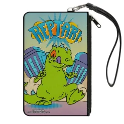 Canvas Zipper Wallet - SMALL - Rugrats REPTAR! Destruction Scene