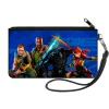 Canvas Zipper Wallet - SMALL - GI Joe Unit Agents Group Pose and Logo Blues