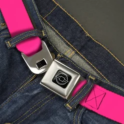 Chevy Seatbelt Belt - Neon Pink Webbing
