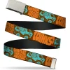 Chrome Buckle Web Belt - ZOINKS! & The Mystery Machine Webbing