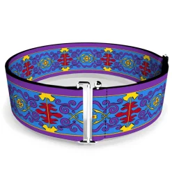 Cinch Waist Belt - Classic Aladdin Magic Carpet Tapestry Blue Purple Gold Red