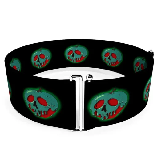 Cinch Waist Belt - Snow White Poisoned Apple Black Green Red
