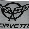 Corvette Rock Star Buckle - Brushed Silver/Black