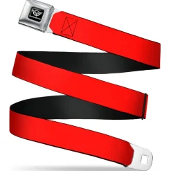 Corvette Seatbelt Belt - Red Webbing